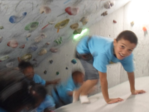 Child Rock Climbing